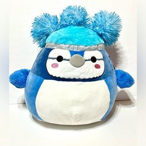 Squishmallows Official Squish-Doo Series 14 Inch  (Babs The Blue Jay Bird). NWT